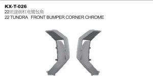 22 TUNDRA FRONT BUMPER CORNER CHROME KX-T-026
