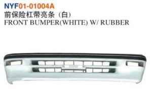 FRONT BUMPER(WHITE) W/ RUBBER - Corolla 1990-1992 NYF01-01004A