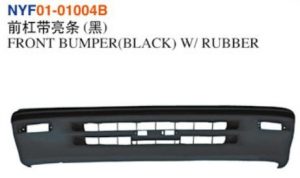 FRONT BUMPER(BLACK) W/ RUBBER – Corolla 1990-1992
