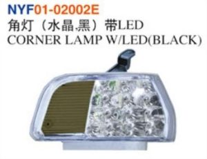 CORNER LAMP W/LED(BLACK) – Corolla 1990-1992