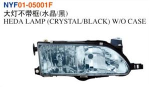 HEDA LAMP (CRYSTAL/BLACK) W/O CASE - Corolla 1992-1994 NYF01-05001F