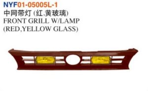 FRONT GRILL W/LAMP (RED,YELLOW GLASS) – Corolla 1993