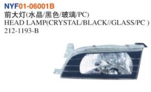 HEAD LAMP(CRYSTAL/BLACK/GLASS/PC ) - Corolla 1999 NYF01-06001B
