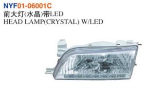 HEAD LAMP(CRYSTAL) W/LED - Corolla 1999 NYF01-06001C