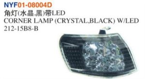 CORNER LAMP (CRYSTAL,BLACK) W/LED - Corolla 2000 NYF01-08004D