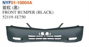 FRONT BUMPER (BLACK) - Corolla 2001 NYF01-10004A