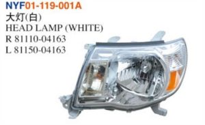 HEAD LAMP (WHITE) - Tacoma 2005-2011 NYF01-119-001A