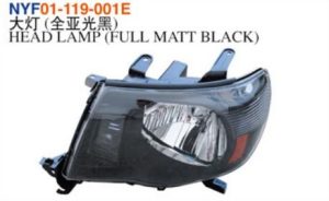 HEAD LAMP (FULL MATT BLACK) - Tacoma 2005-2011 NYF01-119-001E