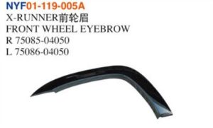 FRONT WHEEL EYEBROW - Tacoma 2005-2011 NYF01-119-005A