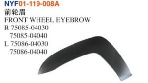 FRONT WHEEL EYEBROW - Tacoma 2005-2011 NYF01-119-008A
