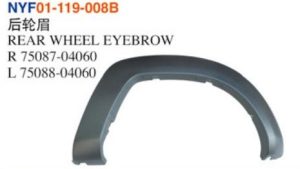 REAR WHEEL EYEBROW - Tacoma 2005-2011 NYF01-119-008B