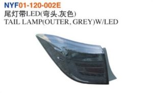 TAIL LAMP(OUTER, GREY)W/LED - Corolla 2014 NYF01-120-002E