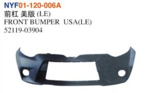 FRONT BUMPER USA(LE) - Corolla 2014 NYF01-120-006A