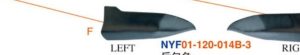 REAR SIDE BUMPER - Corolla 2014 NYF01-120-014B-3