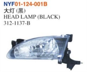 HEAD LAMP (BLACK) – Corolla 1998