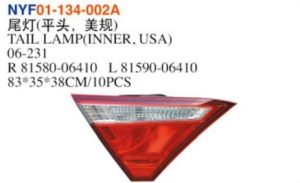 TAIL LAMP(INNER, USA) - Camry 2015 NYF01-134-002A