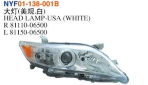 HEAD LAMP-USA (WHITE) - Camry 2010 NYF01-138-001B