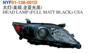 HEAD LAMP(FULL MATT BLACK)-USA - Camry 2010 NYF01-138-001D