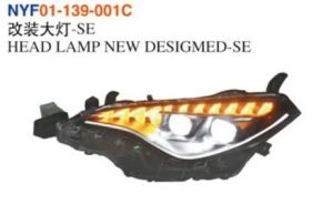 HEAD LAMP NEW DESIGNED-SE - Corolla 2017 NYF01-139-001C