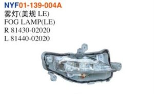 FOG LAMP(LE) - Corolla 2017 NYF01-139-004A