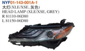 HEAD LAMP (XLE/XSE, GREY) - Camry 2018 NYF01-143-001A-1