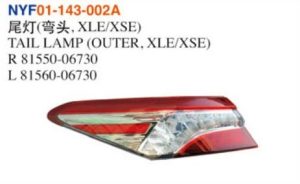 TAIL LAMP (OUTER, XLE/XSE) - Camry 2018 NYF01-143-002A