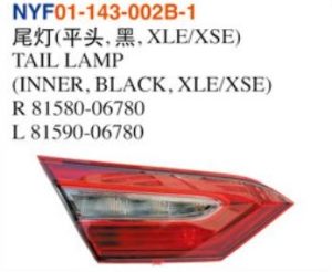 TAIL LAMP (INNER, BLACK, XLE/XSE) – Camry 2018
