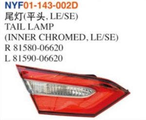 TAIL LAMP (INNER CHROMED, LE/SE) – Camry 2018