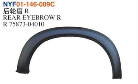 nyf01 146 009c.jpg REAR EYEBROW R - Tacoma 2001-2004 NYF01-146-009C