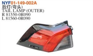 TAIL LAMP (OUTER) - RAV4 2019 NYF01-149-002A