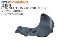 CONNECTION OF R/BUMPER - RAV4 2019 NYF01-149-006D