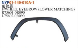 F/WHEEL EYEBROW (LOWER MATCHING) – RAV4 2019