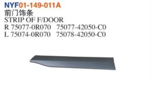 STRIP OF F/DOOR - RAV4 2019 NYF01-149-011A