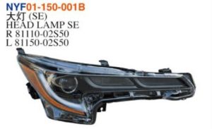 HEAD LAMP (SE) – Corolla 2020