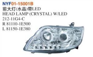 HEAD LAMP (CRYSTAL) W/LED - Corolla 2004 NYF01-15001B