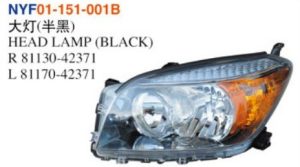 HEAD LAMP (BLACK) - RAV4 2006-2008 NYF01-151-001B