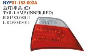 TAIL LAMP (INNER, RED) - Sienna 2011 NYF01-153-003A