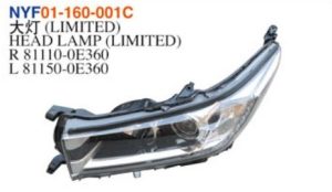 HEAD LAMP (LIMITED) – Highlander 2014