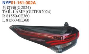 TAIL LAMP (OUTER2024) - Highlander 2020 NYF01-161-002A
