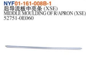 MIDDLE MOULDING OF R/APRON (XSE) - Highlander 2020 NYF01-161-008B-1
