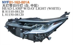 HEAD LAMP W/DAY LIGHT (WHITE) - Sienna 2021 NYF01-162-001A