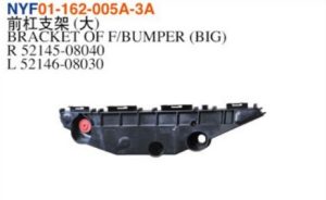 BRACKET OF F/BUMPER (BIG) - Sienna 2021 NYF01-162-005A-3A
