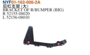 BRACKET OF R/BUMPER (BIG) - Sienna 2021 NYF01-162-006-2A