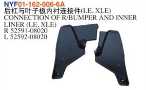 CONNECTION OF R/BUMPER AND INNER LINER (LE, XLE) - Sienna 2021 NYF01-162-006-6A