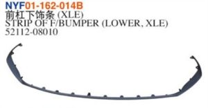 STRIP OF F/BUMPER (LOWER, XLE) - Sienna 2021 NYF01-162-014B