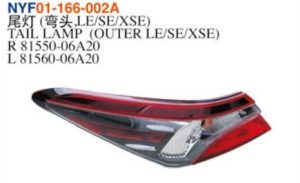 TAIL LAMP (OUTER LE/SE/XSE) - Camry 2021 NYF01-166-002A