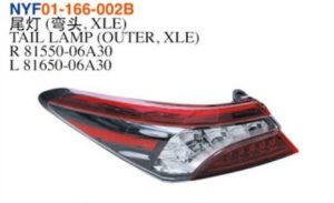 TAIL LAMP (OUTER, XLE) - Camry 2021 NYF01-166-002B