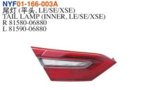 TAIL LAMP (INNER, LE/SE/XSE) - Camry 2021 NYF01-166-003A