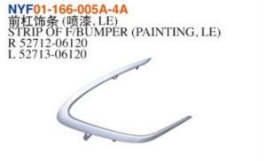 STRIP OF F/BUMPER (PAINTING, LE) - Camry 2021 NYF01-166-005A-4A