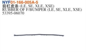 RUBBER OF F/BUMPER (LE, SE, XLE, XSE) - Camry 2021 NYF01-166-005A-5